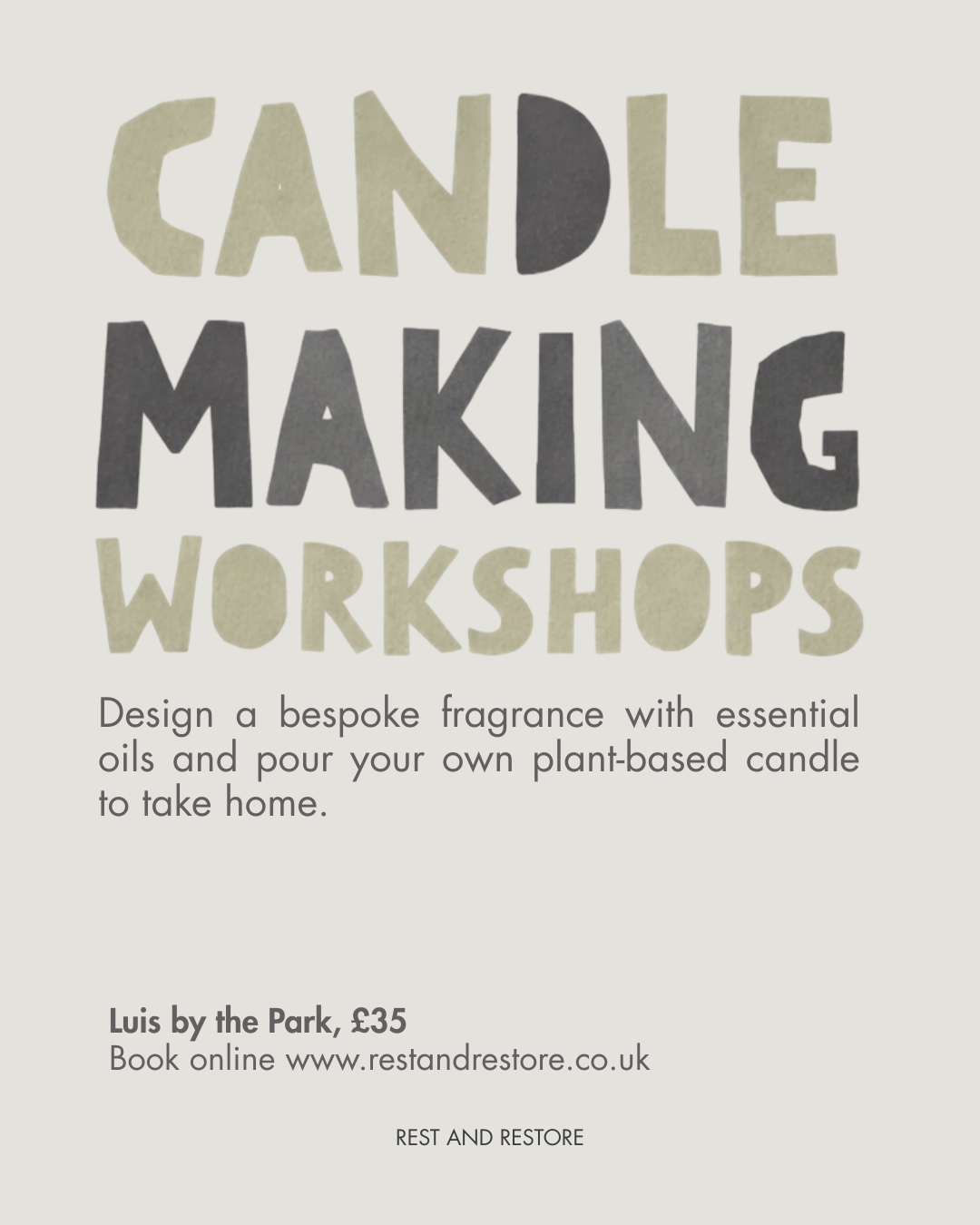 Luis by the park - Candle Making Workshop